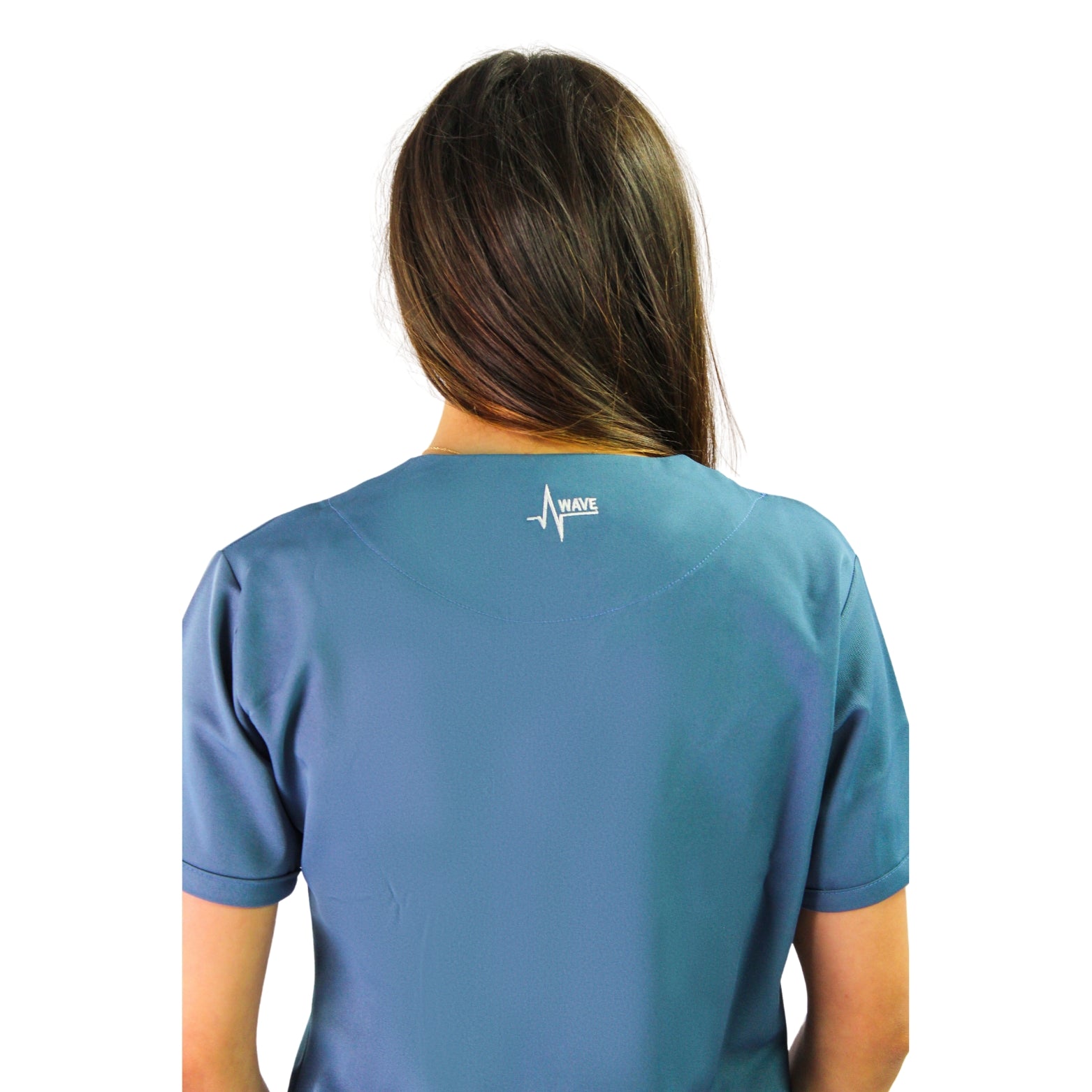 Female  Air Force Blue Scrub Set