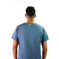 Male  Air Force Blue Scrub Set