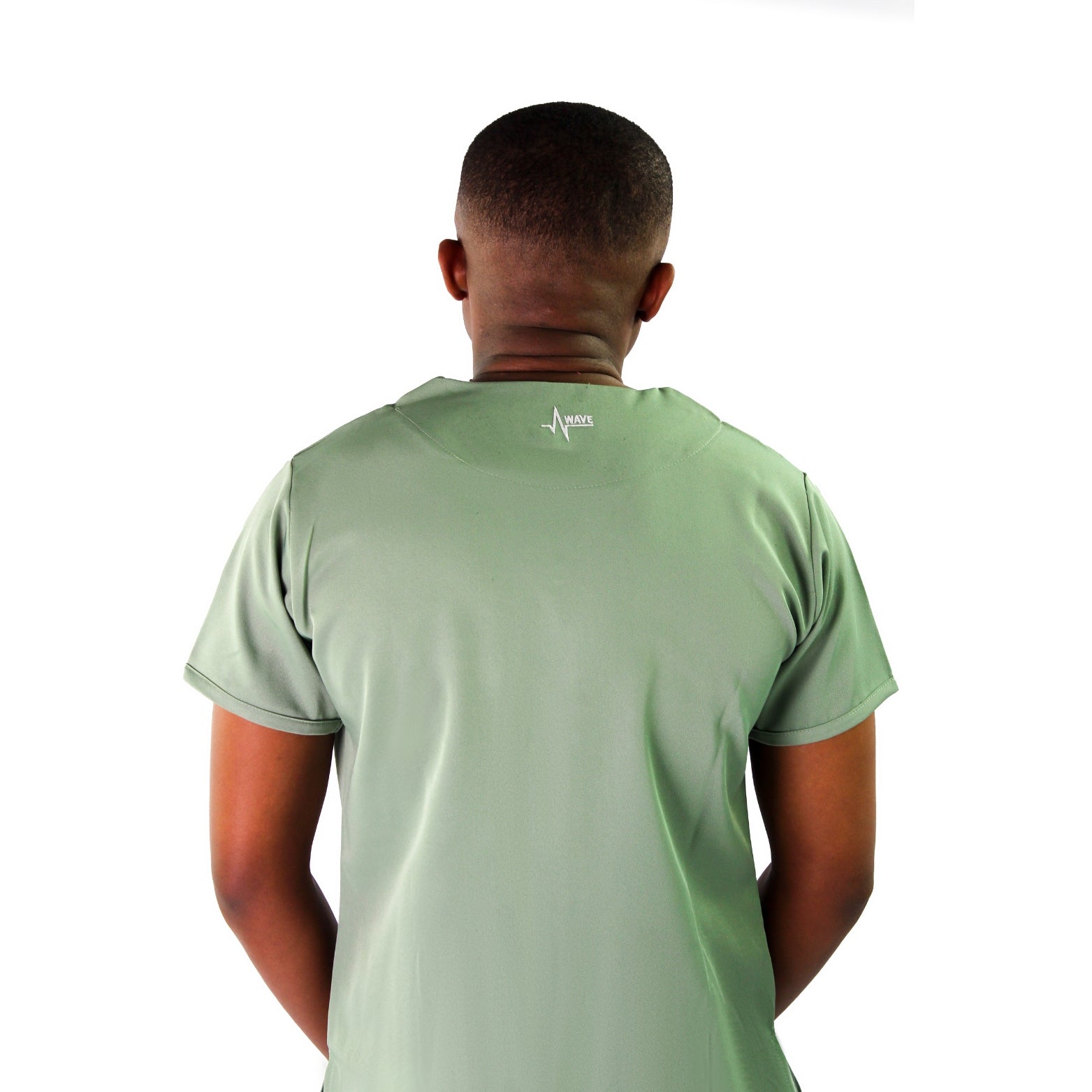 Male Sage Green Scrub Set