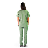 Female Sage Green Scrub Set