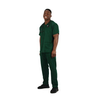 Male Bottle Green Scrub Set