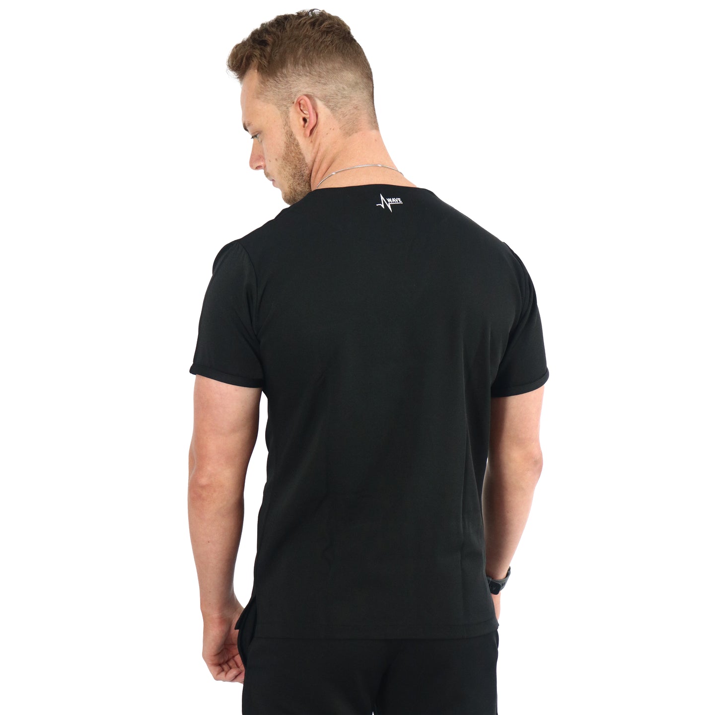 Male Jet Black Scrub Set