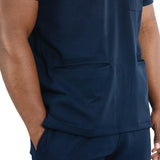 Male Amalfi Navy Scrub Set