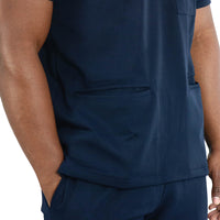 Male Amalfi Navy Scrub Set