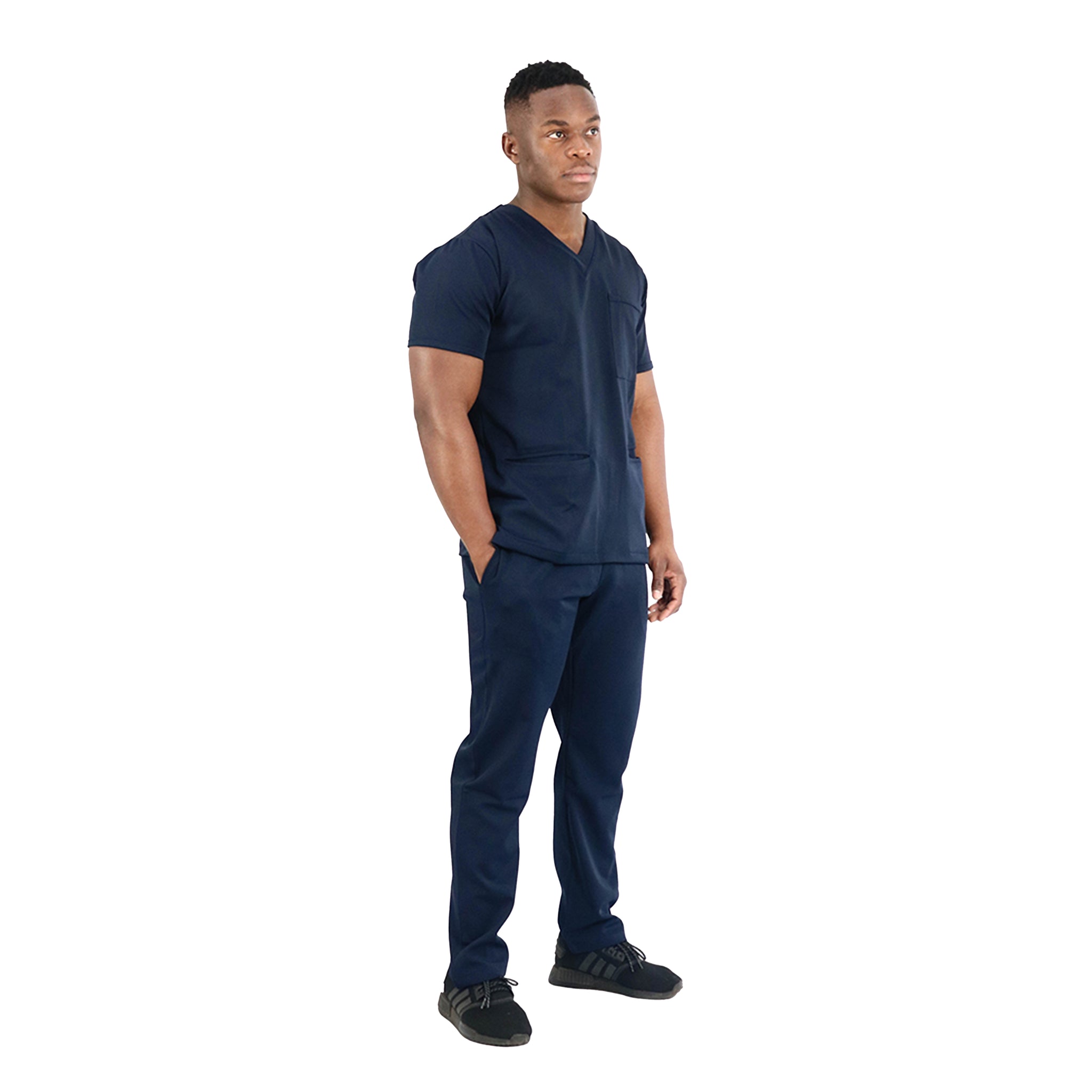 Male Amalfi Navy Scrub Set